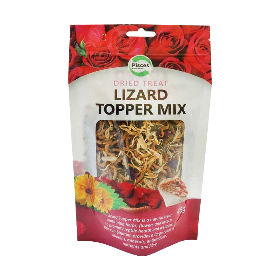Pisces Dried Lizard Topper Mix 45g