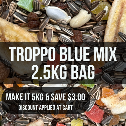 Avigrain Troppo Blue Parrot Seed Mix