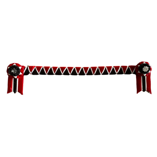 Browband 14" Red/Black (232750)