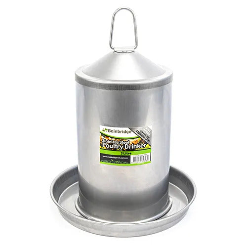 Bainbridge Stainless Steel Poultry Drinker