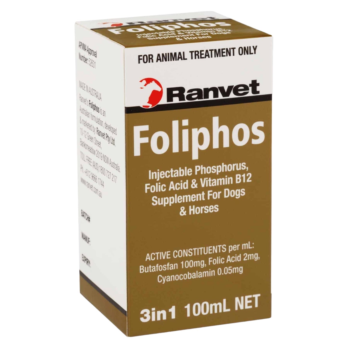 Ranvet Foliphos Injection 100ml