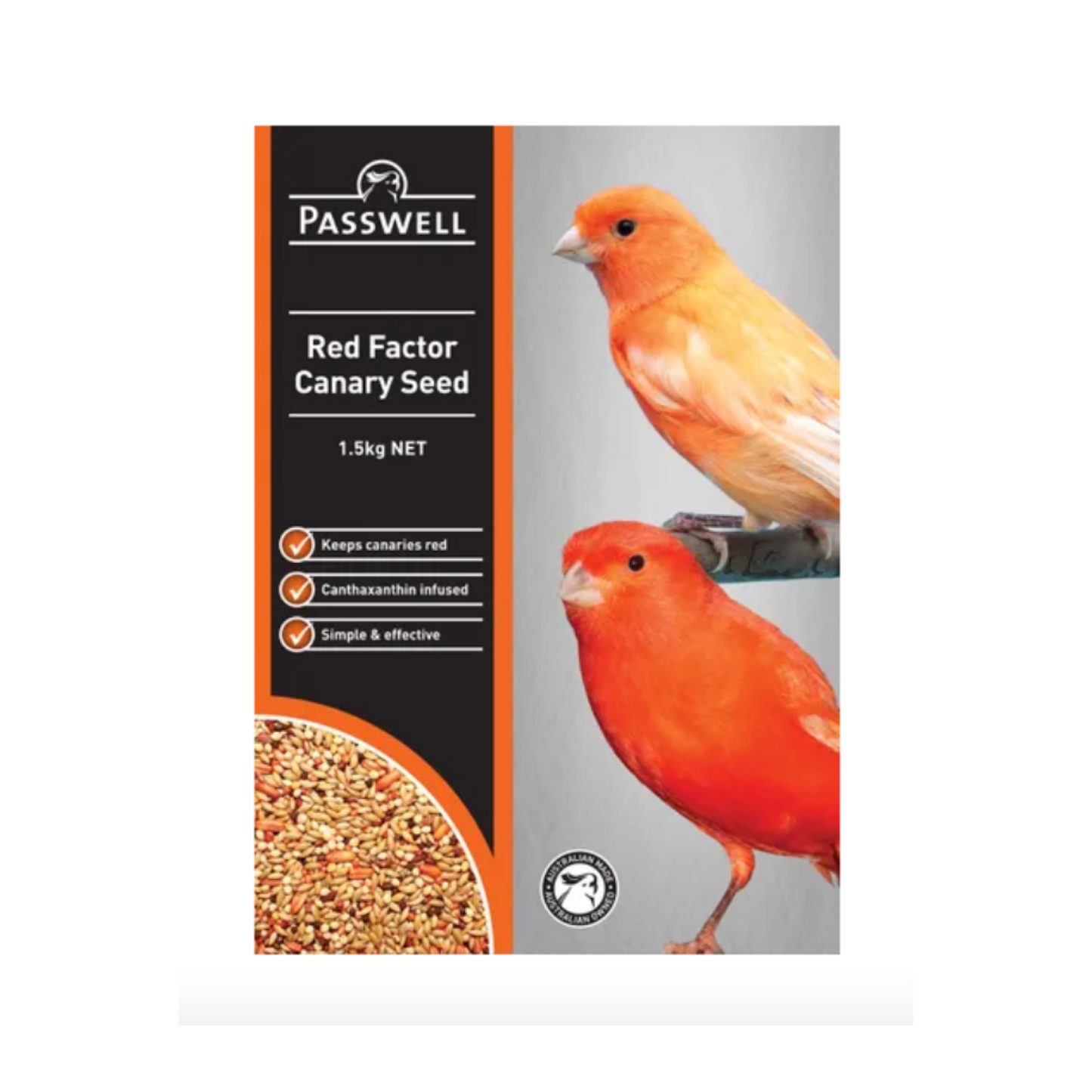 Passwell Red Factor Canary Seed 1.5kg