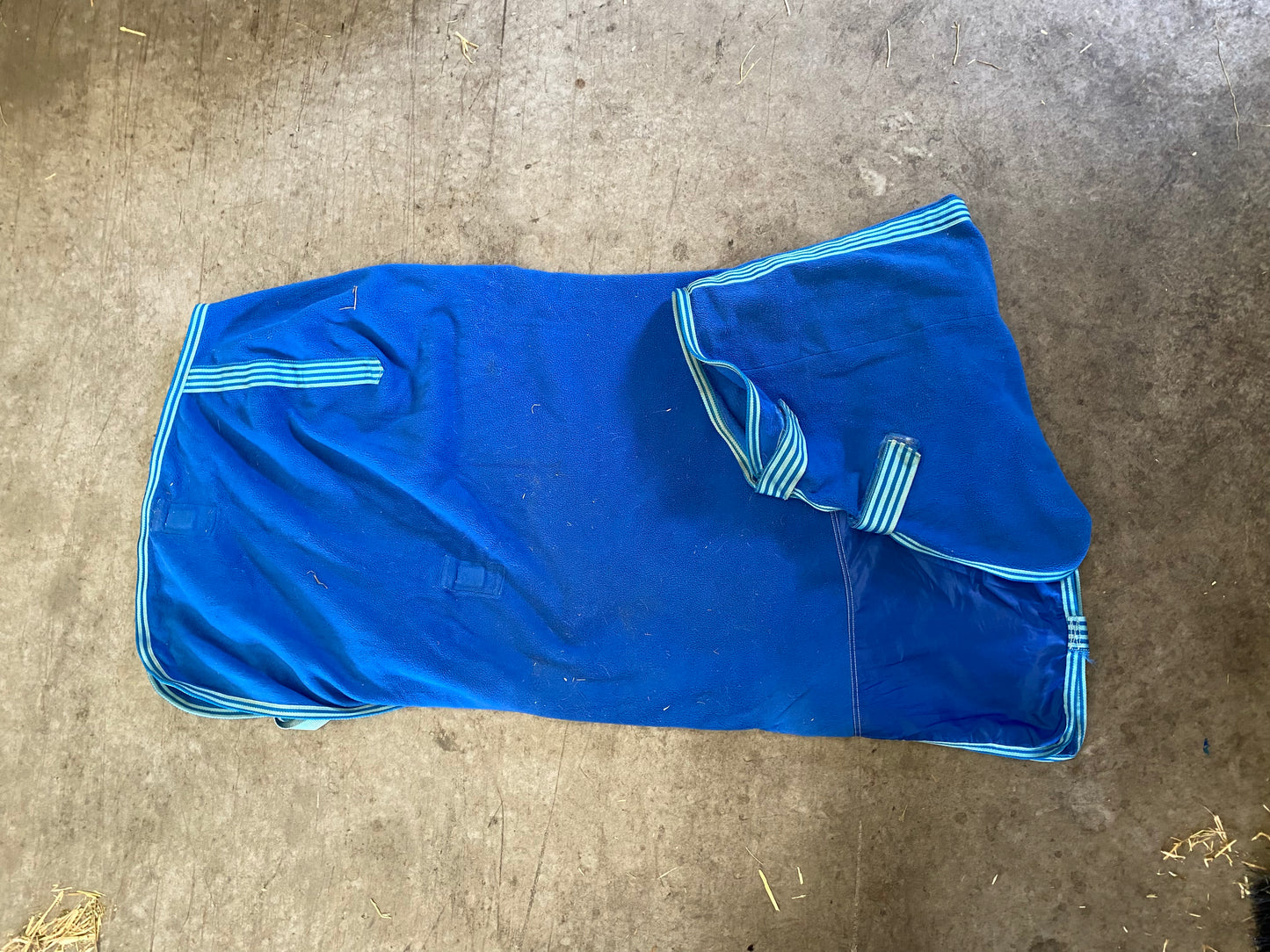 SH Polarfleece Showset with Hood 4'6 Blue (250124)