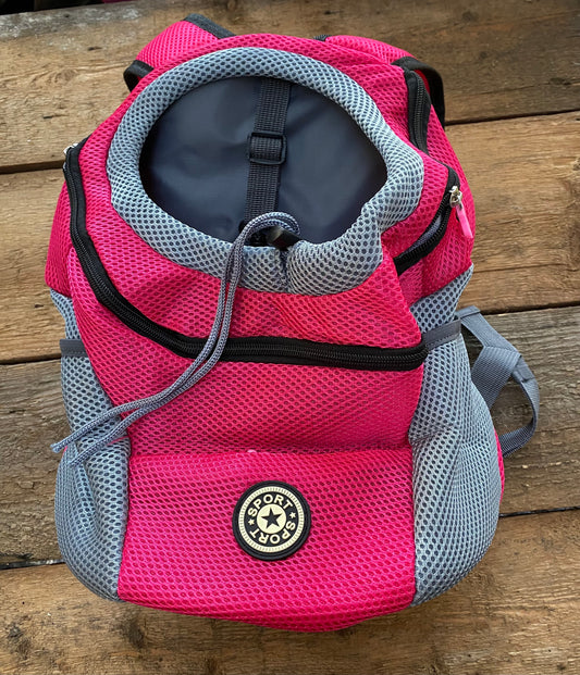 Cat Backpack ONE SIZE Pink/Grey (237702)