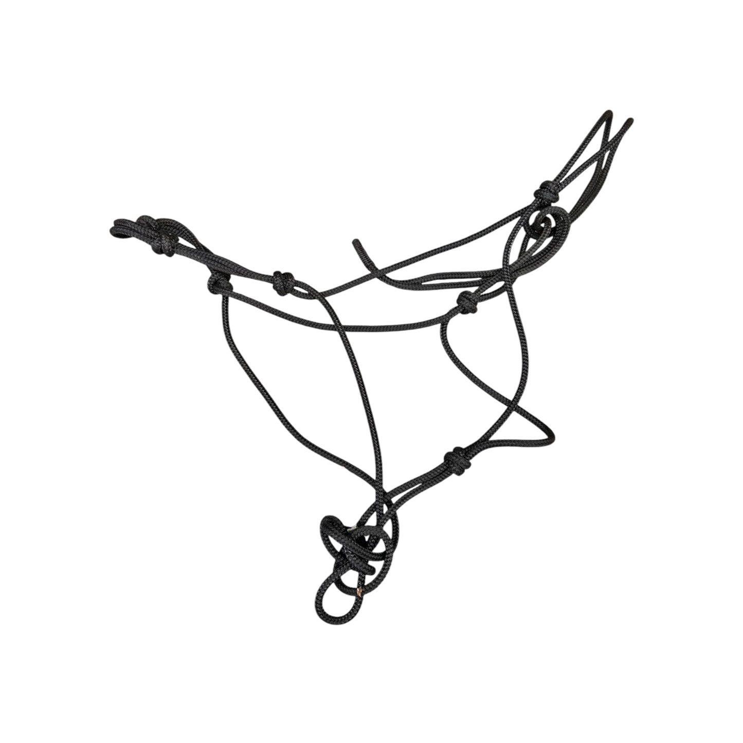 SH Rope Halter FULL Black (242337)