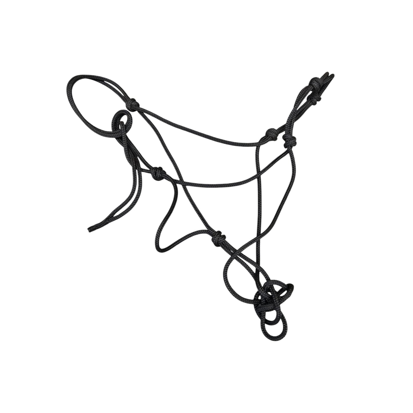 SH Rope Halter FULL Black (242337)