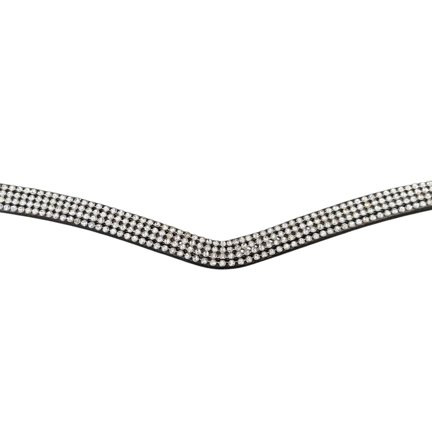 SH Bling Browband 40cm/15.5" Silver/Black (242724)