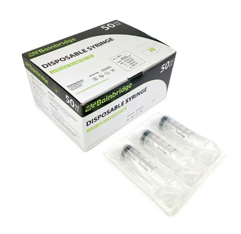 Bainbridge Disposable Syringes BOXES