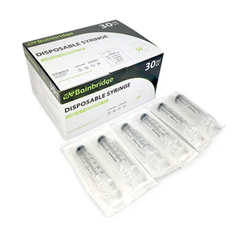Bainbridge Disposable Syringes BOXES