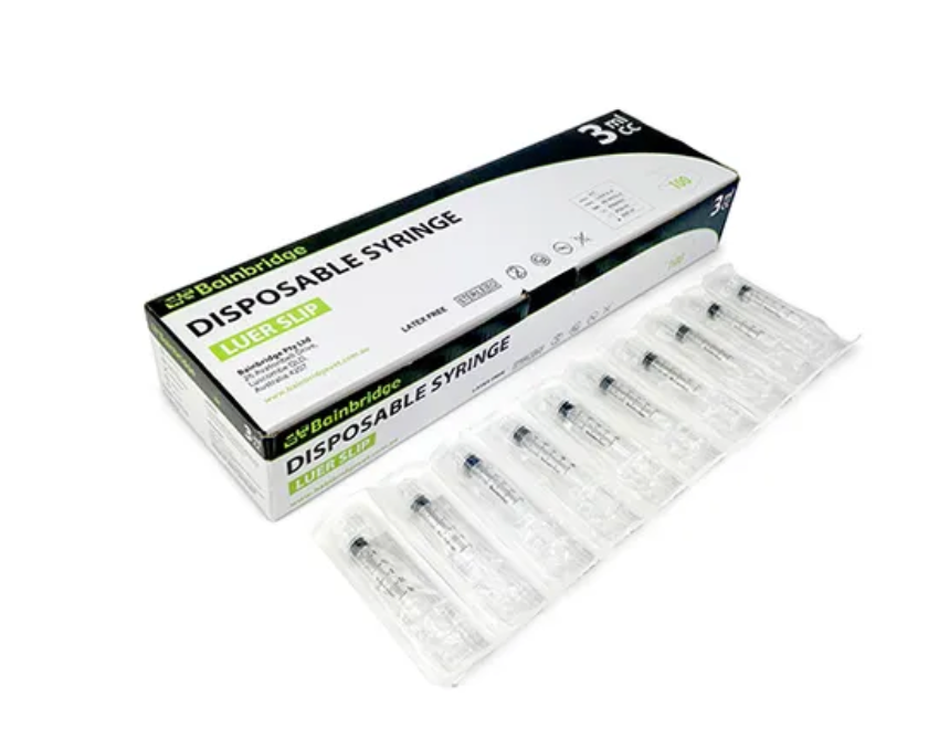 Bainbridge Disposable Syringes BOXES