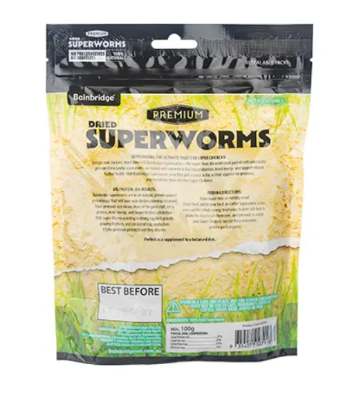 Bainbridge Dried Superworms 250g