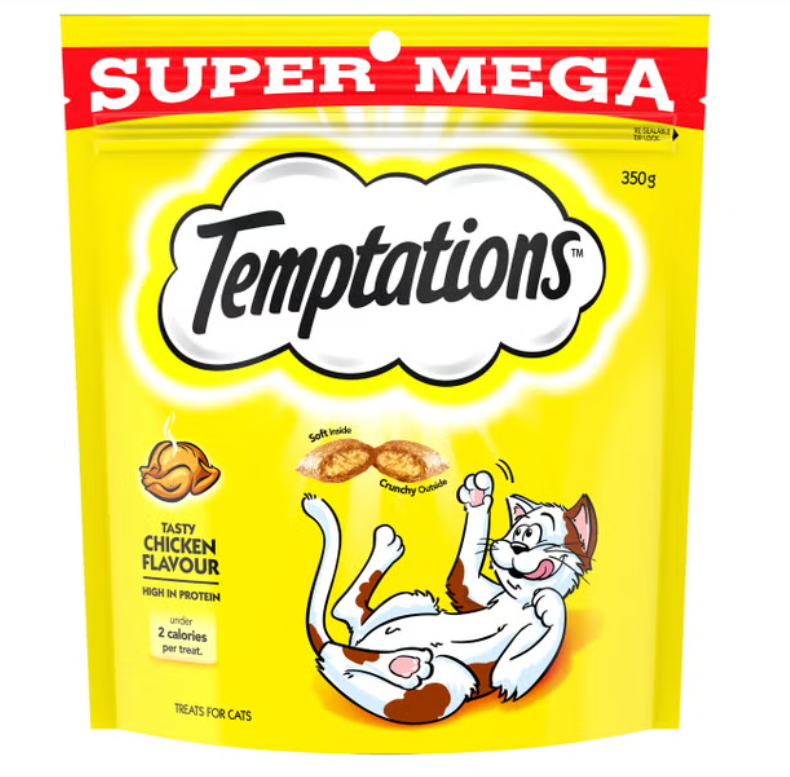 Temptations Snacks tasty chicken 350G 5 pack