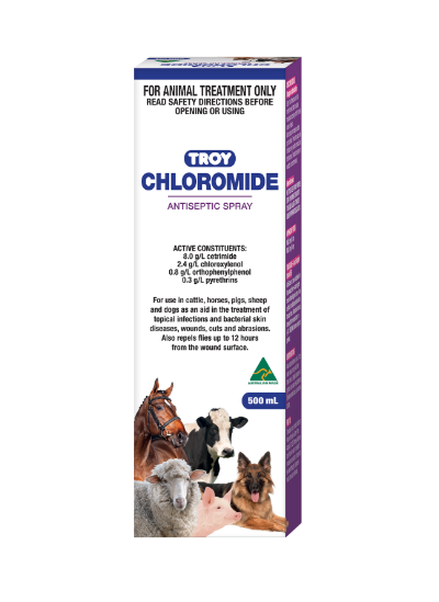 Troy Chloromide Antiseptic Spray 500ml