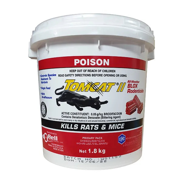 Tomcat II All Weather Blox Rodenticide