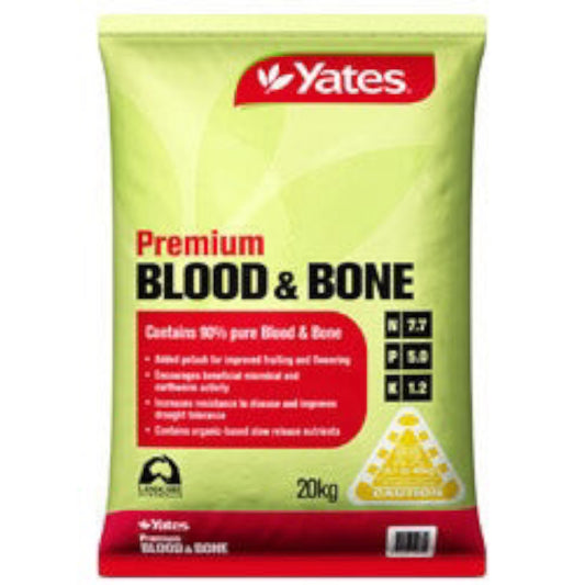 Yates Blood & Bone 20kg. Premium Fertilizer