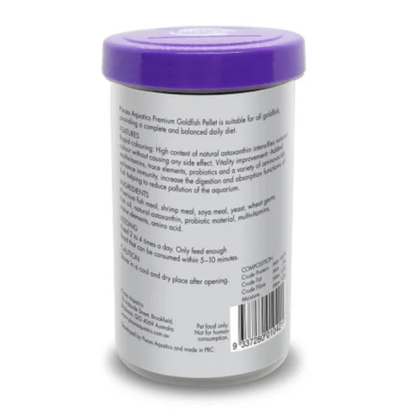 Pisces Aquatics Goldfish Pellet 85g