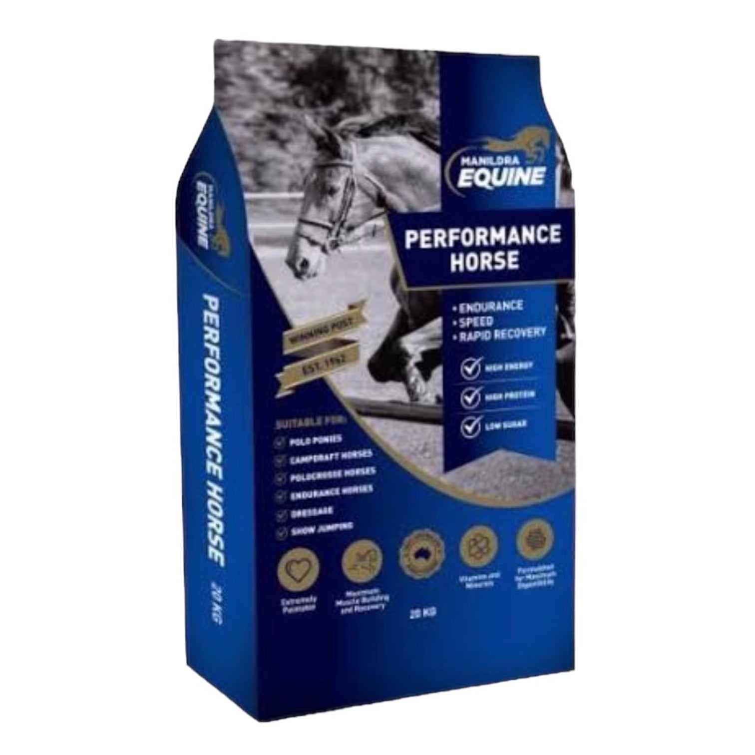 Manildra Stockfeeds Performance Horse Pellet 20kg Coastspetproduce