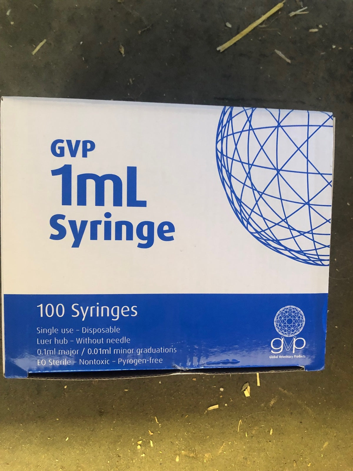 GVP Disposable Syringe 1ml Box Of 100