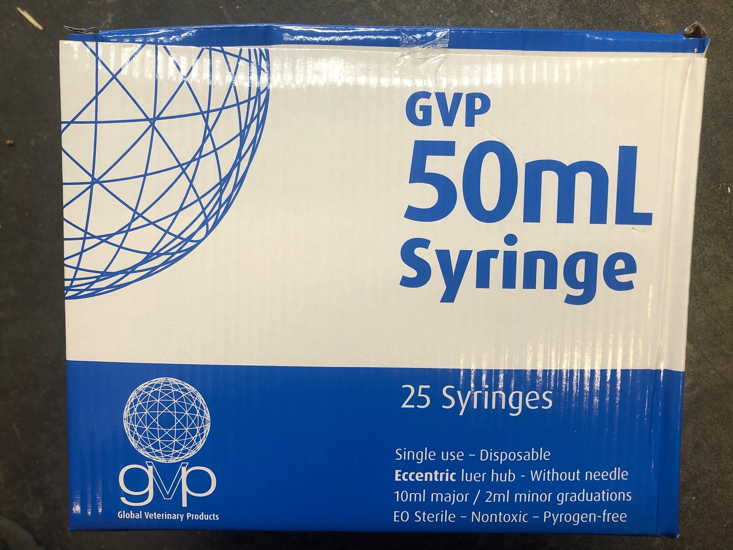 GVP Disposable Syringe 50ml Box Of 25