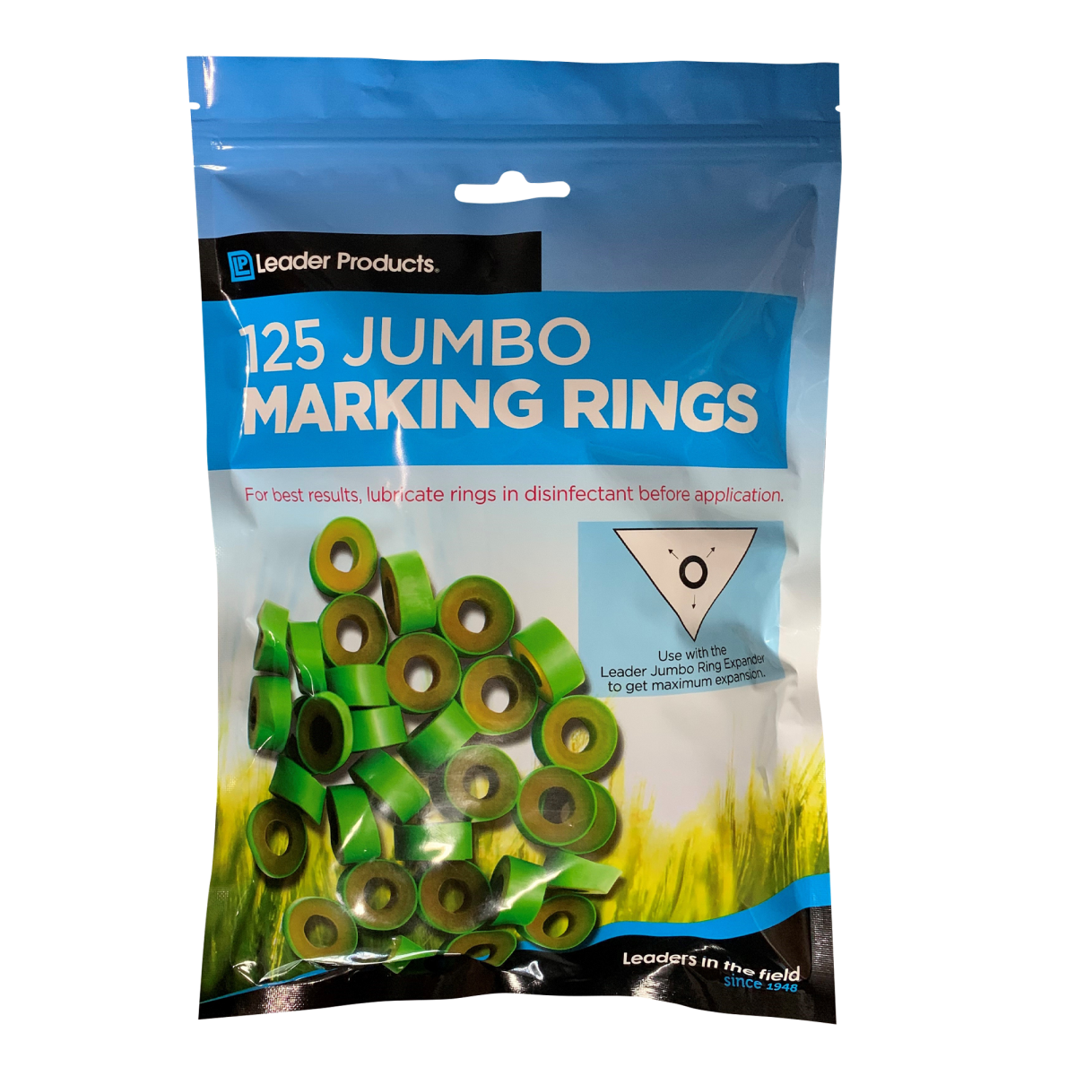 Leader Jumbo Marking Rings - 125 Pack