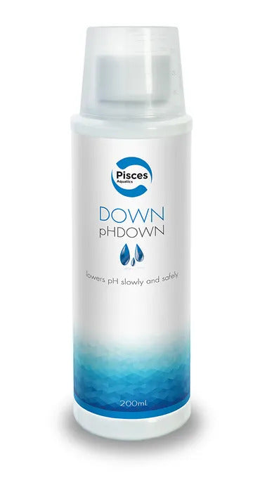 Pisces Aquatics pH Down 200ml Aquarium Treatment