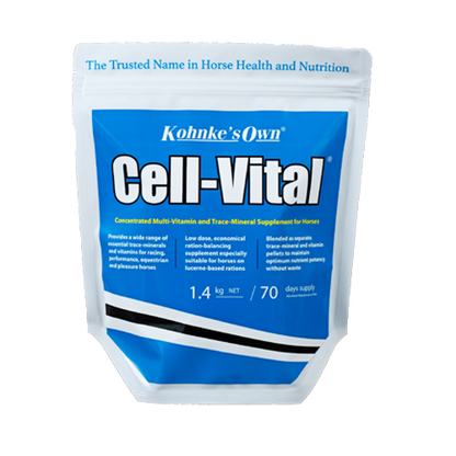 Kohnke's Own Cell Vital. 1.4kg Vitamin & Mineral Supplement For All Working Horses