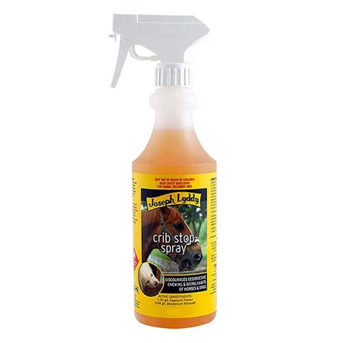 Joseph Lyddy Crib Stop Spray 500ml Assits In The Prevention Of Chewing From Horses & Dogs