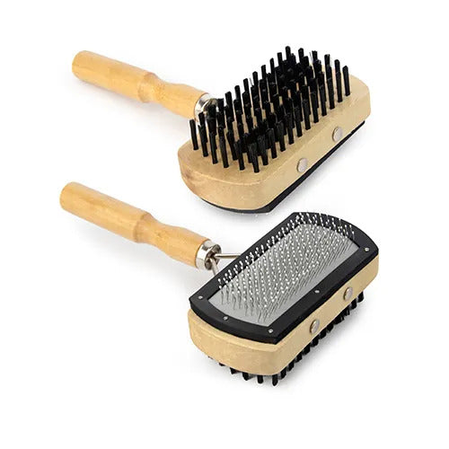 Pet Slicker And Brush Combo