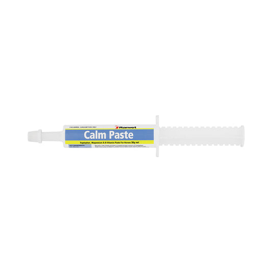Ranvet Calm Paste 30g Syringe Triptophan, Magnesium and B-Vitamin Supplement For Horses