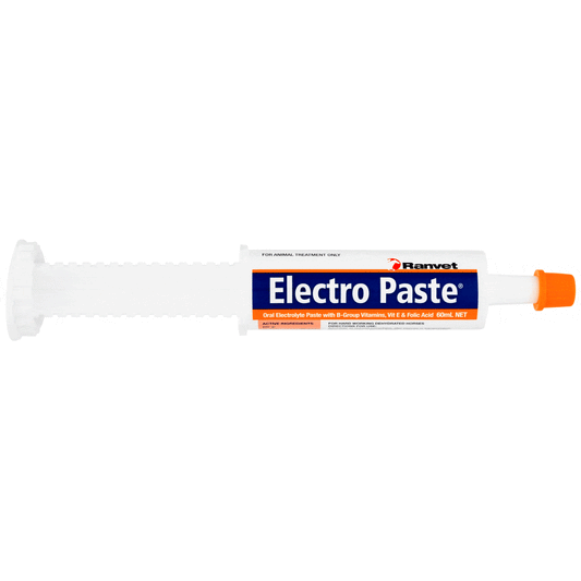 Ranvet Electro Paste 60ml For Hard Working Or Dehydrated Horses