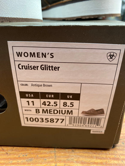 Secondhand Ariat Cruiser Glitter LADIES USA 11/UK 8.5 Brown (224601)