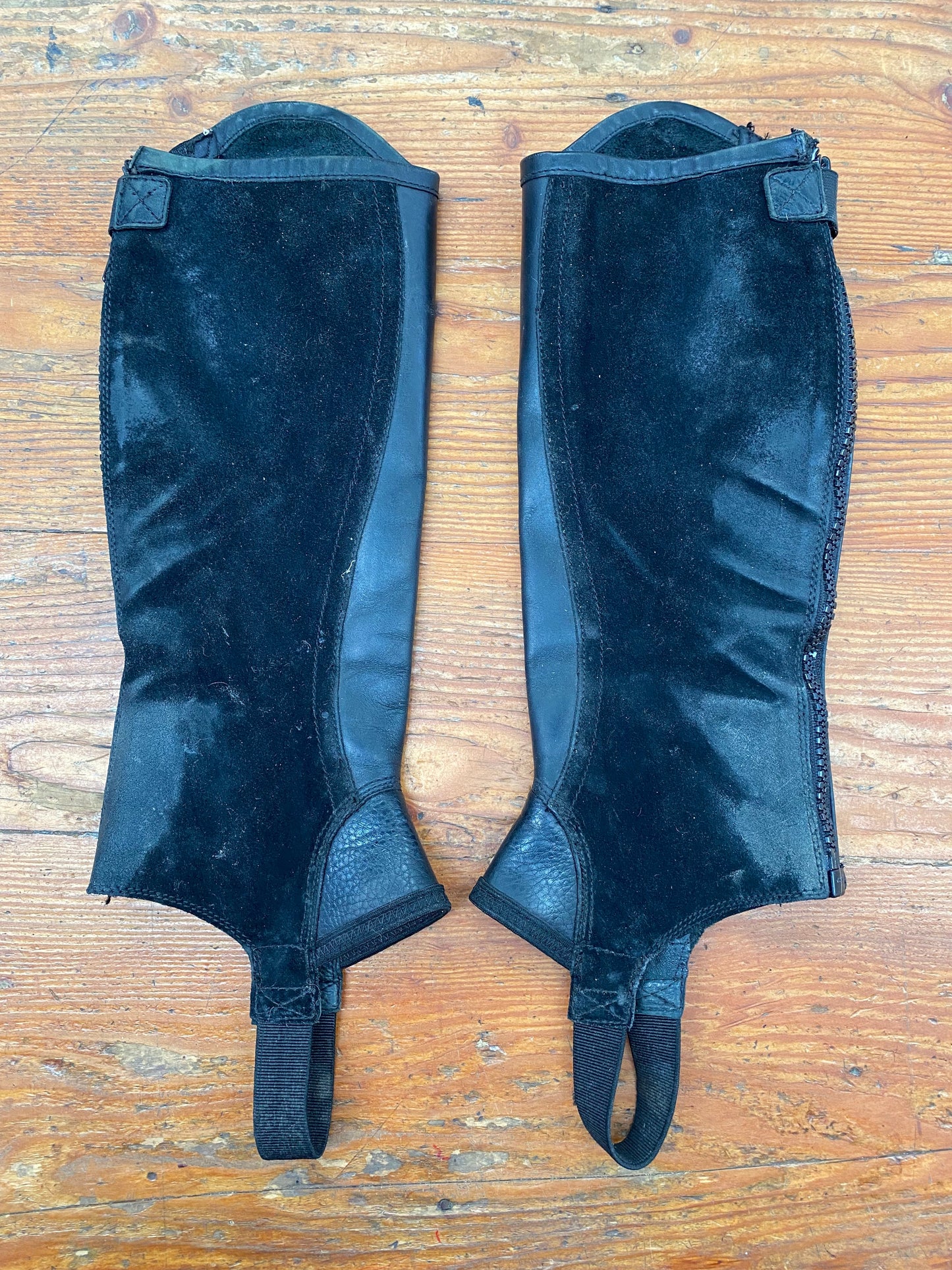Secondhand Ariat Half Chaps ADULTS SS Black (225965)