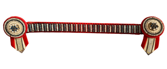 Browband 15.5” Red/Blue (232221)