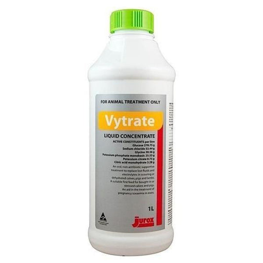 Vytrate Liquid 1 Litre Concentrate Oral Rehydration For Animals