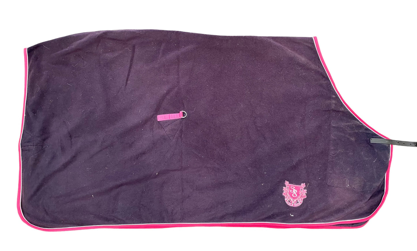 SH Stable 8 Fleece Rug 5'3 Navy/Pink (240165)