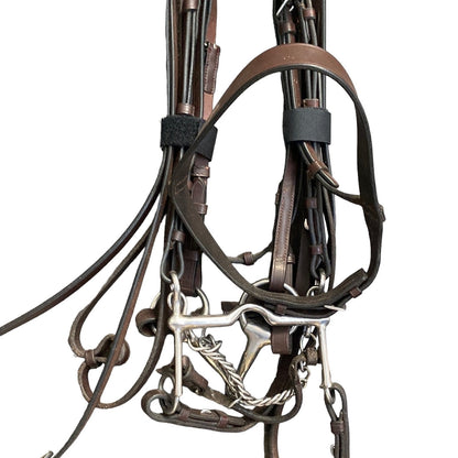 Crosby Double Bridle PONY Brown (230908)