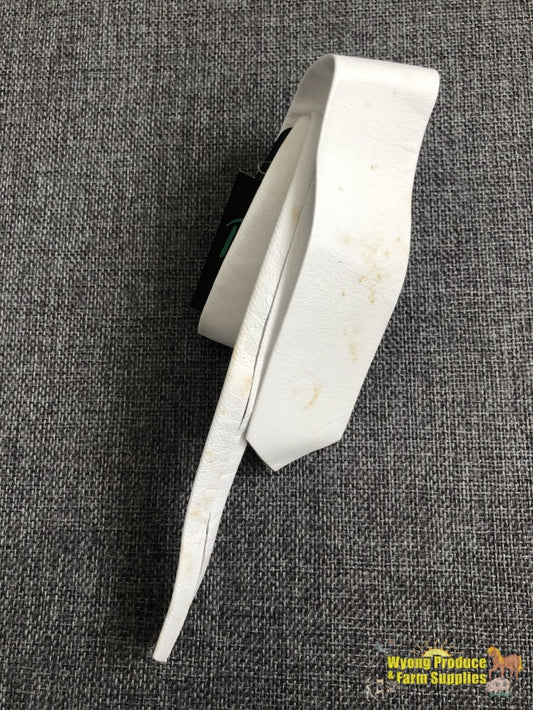 Riccardi Leather Tie Thin White (2107148)