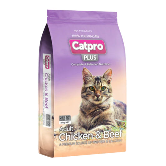 Catpro Plus Chicken & Beef Cat Food 10kg
