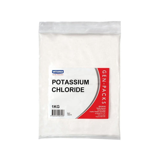 Vetsense Gen-Packs Potassium Chloride