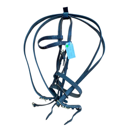 SH Cavesson Snaffle LARGE PONY Dark Brown (240765)