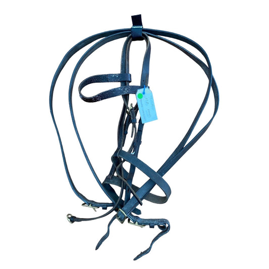 SH Cavesson Snaffle LARGE PONY Dark Brown (240765)