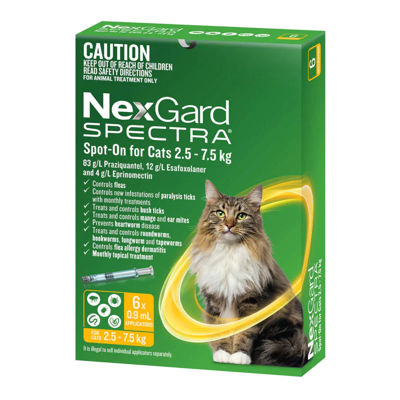 NexGard Spectra Spot-On for CATS 6pk