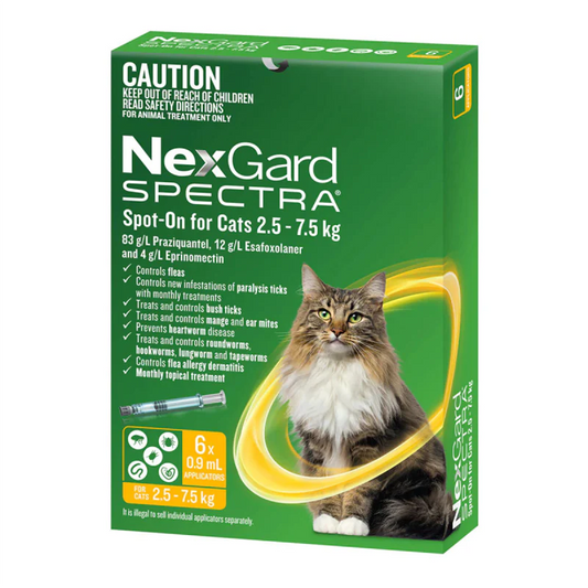 NexGard Spectra Spot-On for CATS 6pk