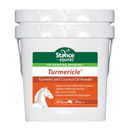 Stance Equitec Turmericle Powder 2kg A Blend Of Turmeric & Coconut Oil Powder For Animals