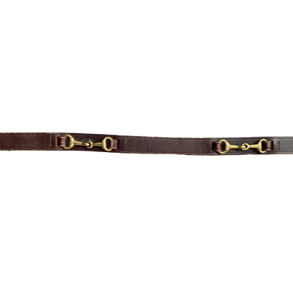 SH Horse Bit Belt 37"/94cm Brown (241605)