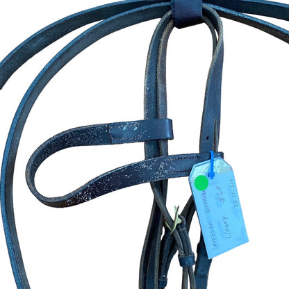 SH Cavesson Snaffle LARGE PONY Dark Brown (240765)