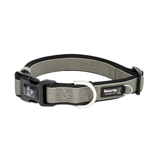 Bainbridge Premium Sport Dog Collar SMALL Silver