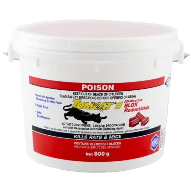 Tomcat II All Weather Blox Rodenticide