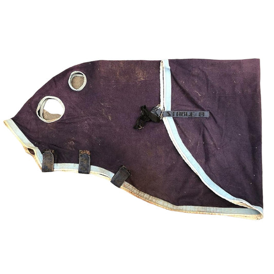 SH Stable 8 Polar Fleece Hood FULL Navy (240618)