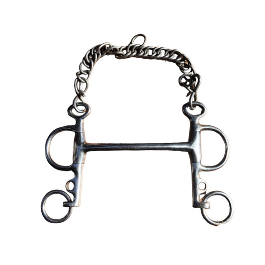 SH Mullen Mouth with Curb Chain 5” S/Steel (243203)